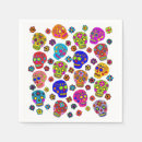 Search for sugar skull napkins Mexican