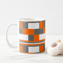 Search for orange and white stripes mugs Elegant