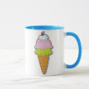 Recherche de cornet de crème glacée tasses Cône
