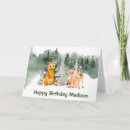Search for forest birthday cards Watercolor