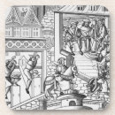 Recherche de gravure sur dessous de verres 16ème