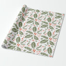 Search for holly wrapping paper Berries