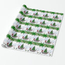 Search for snow scene wrapping paper Santa claus