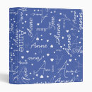 Search for blue white binders Girly