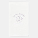 Search for lavender wedding napkins Minimalist