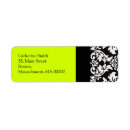 Search for swirls return address labels Green