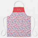 Search for blue floral pattern aprons Coral