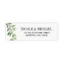 Search for laurel wreath return address labels Watercolor