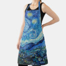 Search for vincent van gogh aprons Blue