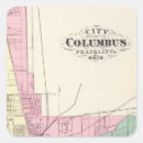 Search for columbus ohio stickers Map