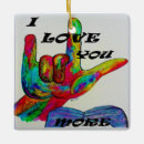 Search for sign language ornaments Asl