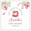 Search for red apple stickers Apple baby shower