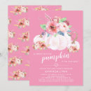 Search for sweet little pumpkin baby shower invitations Pink