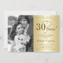 Search for 30 year wedding anniversary invitations Elegant