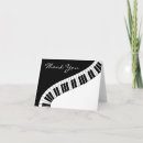 Recherche de piano thank you cards Musicien