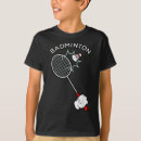Search for badminton cartoon tshirts Athlete