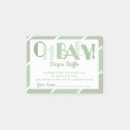 Search for baby shower post it notes Green