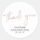Search for thank you roses stickers Rose gold