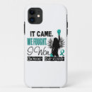 Search for teal ribbon iphone cases Ovarian cancer