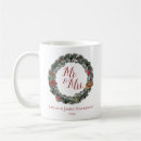 Search for bride and groom mugs Our first christmas