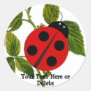 Search for lucky ladybug stickers Red