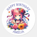 Search for colorful flowers stickers Rainbow