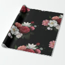 Search for vintage script wrapping paper Floral