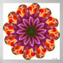 Search for flower kaleidoscope posters Purple