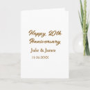 Search for 20th anniversary cards 10 20 30 40
