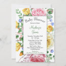 Search for pink rose baby shower invitations Feminine