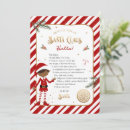 Search for naughty or nice invitations Letter from elf