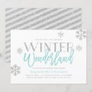 Search for winter wonderland invitations Blue