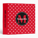 Search for polka dot binders Dotted