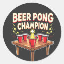 Search for drinking games stickers Beer pong