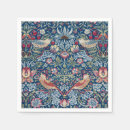 Recherche de bleu indigo serviettes William morris
