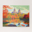 Recherche de central park puzzles Lac