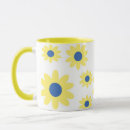 Search for yellow flowers mugs Blue