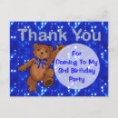 Search for 3rd birthday postcards Blue