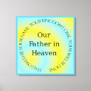 Search for the lords prayer canvas prints Jesus