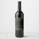 Search for 1920s wine labels Black and gold