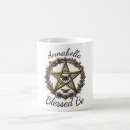 Recherche de wiccan tasses Pentagramme
