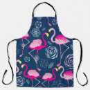 Search for pink flamingo aprons Leaves