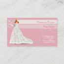 Recherche de robe nuptiale cartes visite Rose