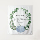 Search for baby boy shower backdrops Little pumpkin