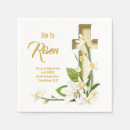 Search for religious easter napkins Scripture