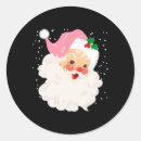 Search for santa face stickers Pink