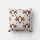 Recherche de crâne de taureau coussins Boho