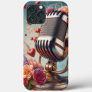 Search for vintage microphone iphone cases Music