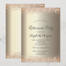 Search for glitter border invitations Retirement party