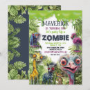 Search for zombie birthday invitations Boy
